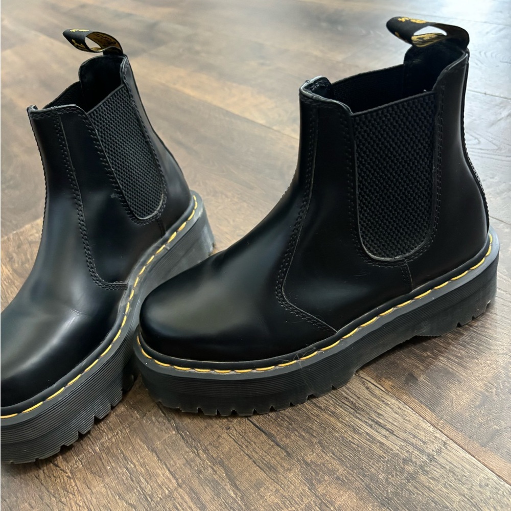 Doc Marten platform Chelsea boots
